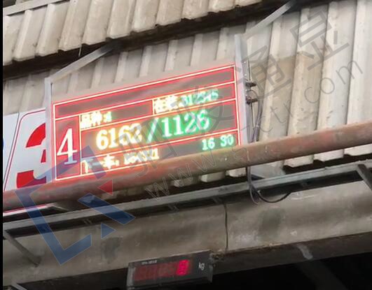 大型粮油企业物流装卸车综合信息实时在线大屏